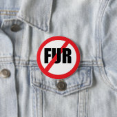 Badge Rond 7,6 Cm V-fourrure (En situation)