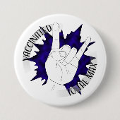 Badge Rond 7,6 Cm Vacciné Au Maximum (Devant)