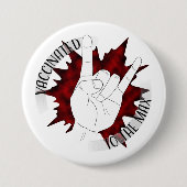 Badge Rond 7,6 Cm Vacciné Au Maximum (Devant)