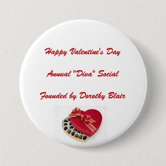 Badge Rond 7,6 Cm Valentine