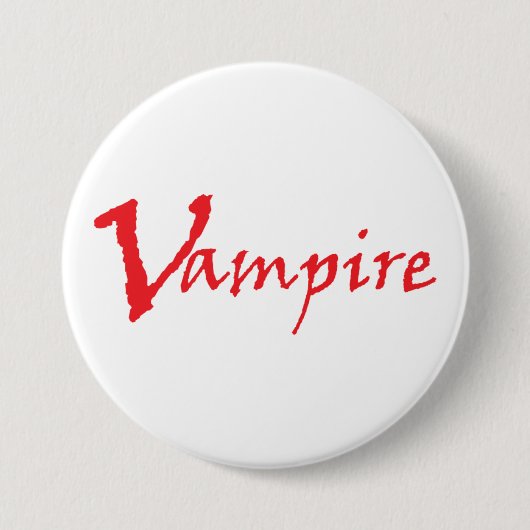Badge Rond 7,6 Cm Vampire (Devant)