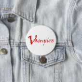 Badge Rond 7,6 Cm Vampire (En situation)