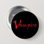 Badge Rond 7,6 Cm Vampire (Devant & derrière)