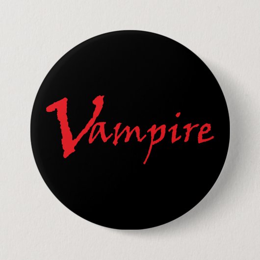 Badge Rond 7,6 Cm Vampire (Devant)