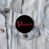Badge Rond 7,6 Cm Vampire (En situation)