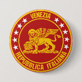 Badge Rond 7,6 Cm Venise (Devant)