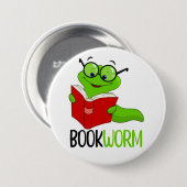 Badge Rond 7,6 Cm Vers de livre Lecture (Devant & derrière)