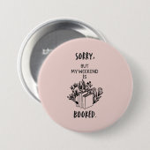 Badge Rond 7,6 Cm Vers de livre refroidissant (Devant & derrière)