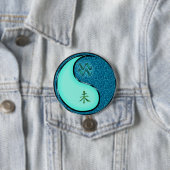 Badge Rond 7,6 Cm Verseau & Chèvre d'eau (En situation)