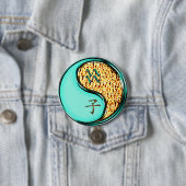 Badge Rond 7,6 Cm Verseau & Rat de feu (En situation)