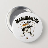 Badge Rond 7,6 Cm Vibes de marshmallow (Devant & derrière)