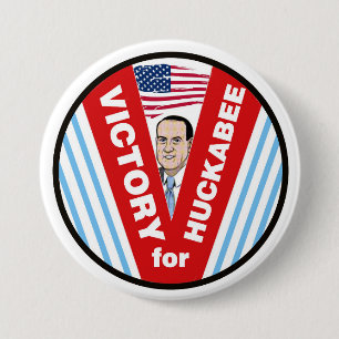 Badge Rond 7,6 Cm Victoire pour Huckabee 2016
