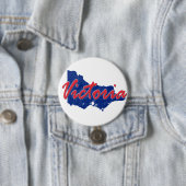 Badge Rond 7,6 Cm Victoria (En situation)
