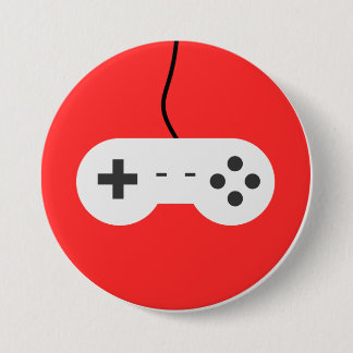 Badge Rond 7,6 Cm Vidéo Game Controller Icon