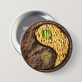 Badge Rond 7,6 Cm Vierge & Singe de Feu (Devant & derrière)