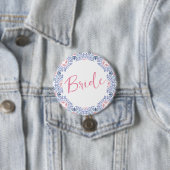 Badge Rond 7,6 Cm Vino avant Voeux vin Fête de Bachelorette (En situation)