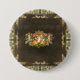 Badge Rond 7,6 Cm Vintage 114