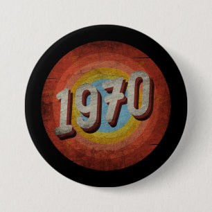 Badge Rond 7,6 Cm vintage 1970