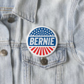 Badge Rond 7,6 Cm Vintage Bernie (En situation)
