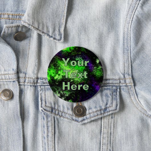 Badge Rond 7,6 Cm Violet verdoyant (En situation)