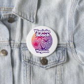 Badge Rond 7,6 Cm Virginia Beach (En situation)