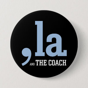 Badge Rond 7,6 Cm Virgule La Kamala Harris Tim Walz Entraîneur 2024 