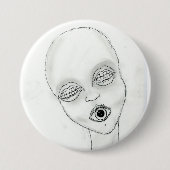 Badge Rond 7,6 Cm Visage doux (Devant)