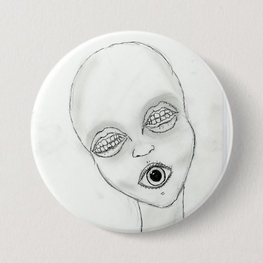 Badge Rond 7,6 Cm Visage doux (Devant)