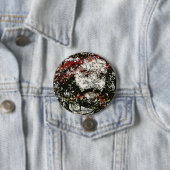 Badge Rond 7,6 Cm Visage du Christ (En situation)