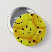 Badge Rond 7,6 Cm Visages jaunes (Devant & derrière)