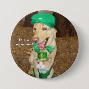 Badge Rond 7,6 Cm Visée de lutin