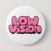 Badge Rond 7,6 Cm Vision faible (Devant)