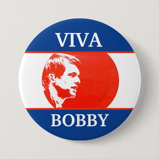 Badge Rond 7,6 Cm Vivats Bobby Kennedy (Devant)
