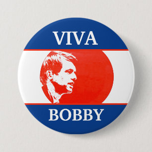 Badge Rond 7,6 Cm Vivats Bobby Kennedy