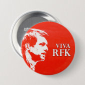 Badge Rond 7,6 Cm Vivats RFK (Devant & derrière)