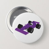 Badge Rond 7,6 Cm Voiture de course F1 (Devant & derrière)