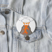 Badge Rond 7,6 Cm Volcan (En situation)