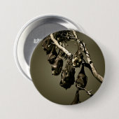 Badge Rond 7,6 Cm Voler des renards (Devant & derrière)