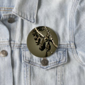 Badge Rond 7,6 Cm Voler des renards (En situation)