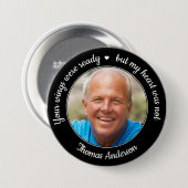 Badge Rond 7,6 Cm Vos Ailes Étaient Prêts Photo Mémorial Moderne (Devant & derrière)