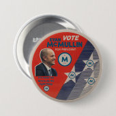 Badge Rond 7,6 Cm Vote Evan McMullin 2016 (Devant & derrière)