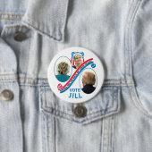 Badge Rond 7,6 Cm Vote Jill Stein 2016 (En situation)