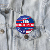 Badge Rond 7,6 Cm Voter pour le Modèle de campagne (En situation)