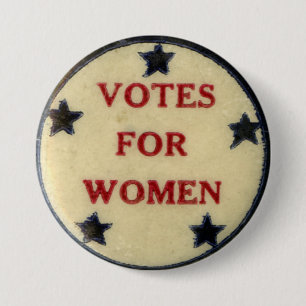 Badge Rond 7,6 Cm Votes pour le Pin historique de suffrage d'étoile