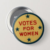 Badge Rond 7,6 Cm Votes pour le Pin historique de suffrage d'étoile (Devant & derrière)