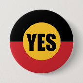Badge Rond 7,6 Cm Votez oui (Devant)