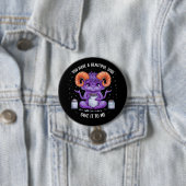 Badge Rond 7,6 Cm Vous avez une belle âme Satanic Baphomet (En situation)