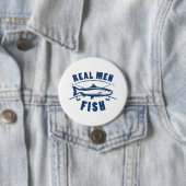 Badge Rond 7,6 Cm Vrai poisson (En situation)