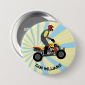 BADGE ROND 7,6 CM VTT (Devant & derrière)