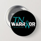 BADGE ROND 7,6 CM WARRIOR...TN (Devant & derrière)